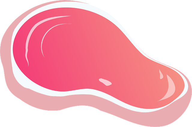 Free steak isolated icon illustration