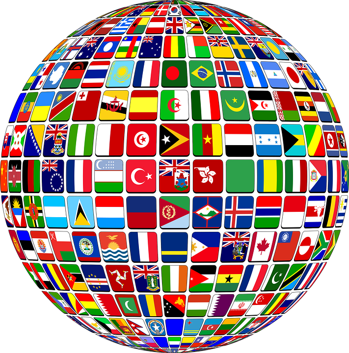 Internasional Dunia Bendera Gambar Vektor Gratis Di Pixabay