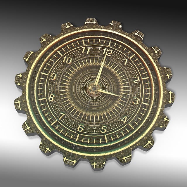 Free time clock clock face illustration