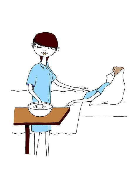 Free patient sick nurse illustration