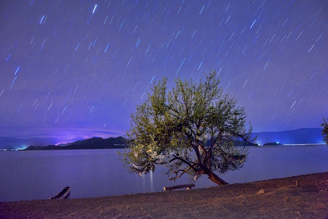 Free Long Exposure Star photo and picture