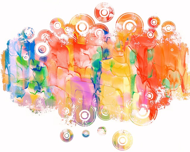 Free watercolour paint dripping illustration