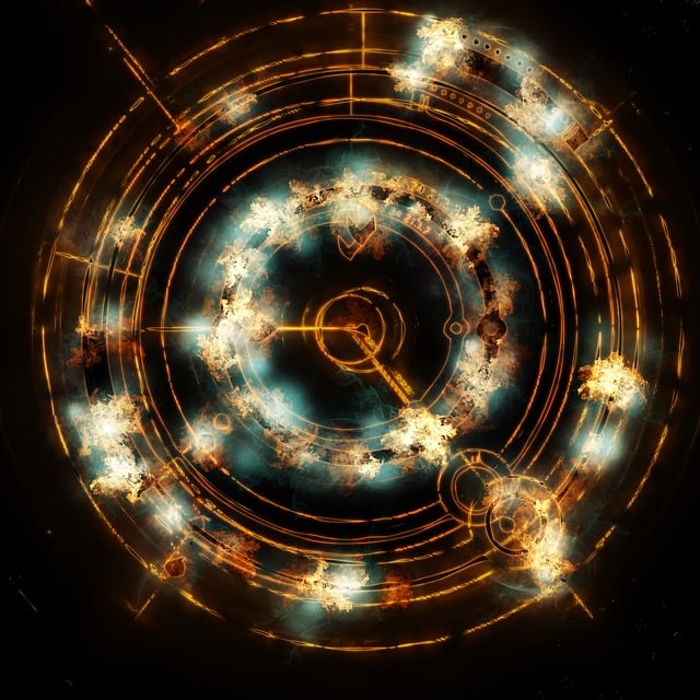Free science fiction energy background illustration