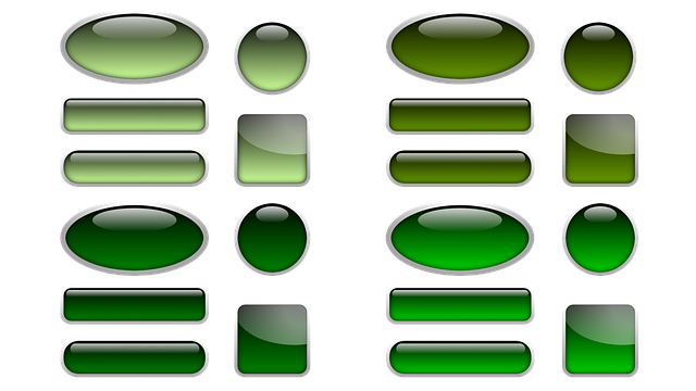 Free button icon elongated illustration