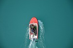 boat, lake, fisherman