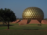 auroville, india, pondichery
