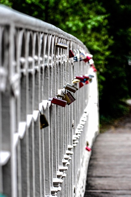 Brücke, Liebe, Schlösser, Wasser, Park
