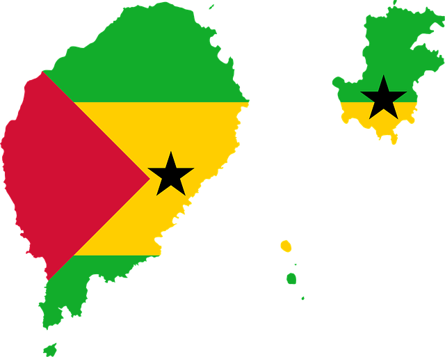 Free sao tome principe flag vector