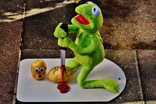 Potatoes, Knife, Ketchup, Blood Potatoes, Knife, Ketchup, Blood, Murder
