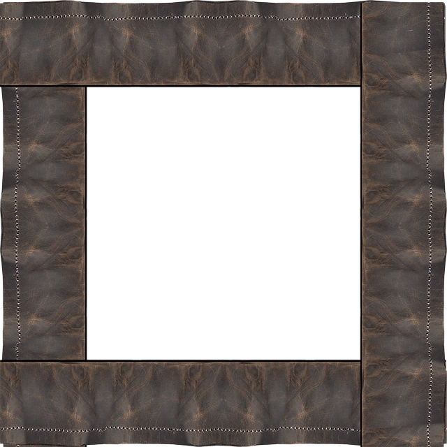 Free frame brown leather illustration