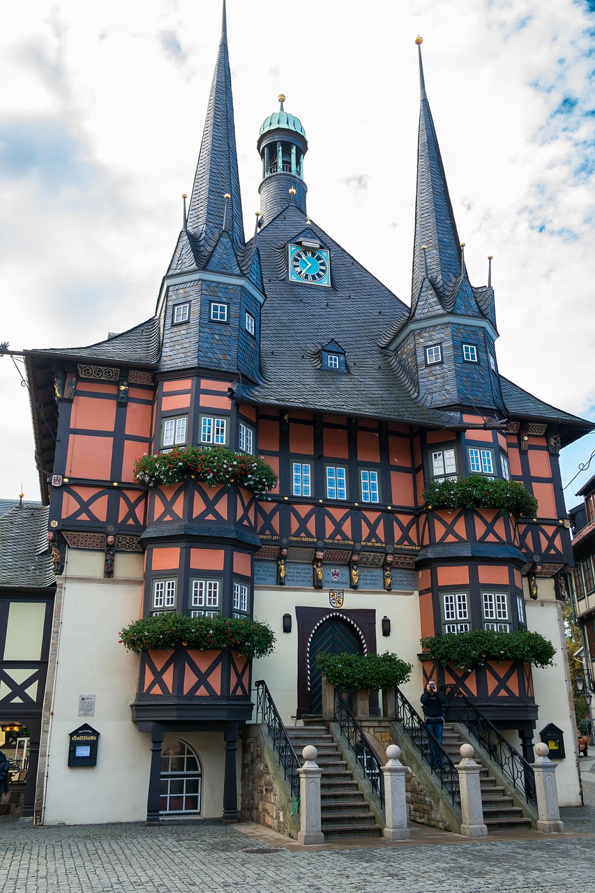 Download free HD stock image of Town Hall Wernigerode Free Town Hall Wernigerode photo and picture