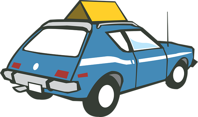 Auto, Oude Auto, Blauw, Bumper