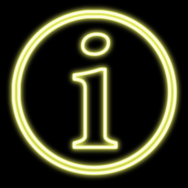 Neon-Infos, Die Info, Neon, Information