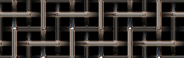 Free banner header metal illustration