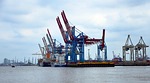 crane, cranes, port