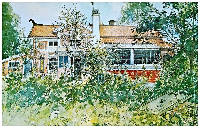 Download free HD stock image of Art From Sweden Artist Carl Larsson Free art from sweden artist carl larsson painting illustration