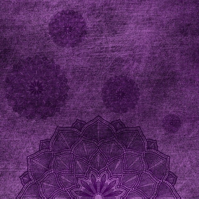 Free background purple mandala illustration