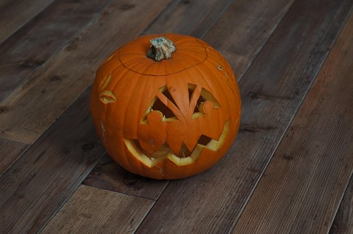 Halloween, Græskar, Efterår, Orange
