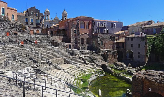 Catania, Teatro, Romano, Teatro Romano