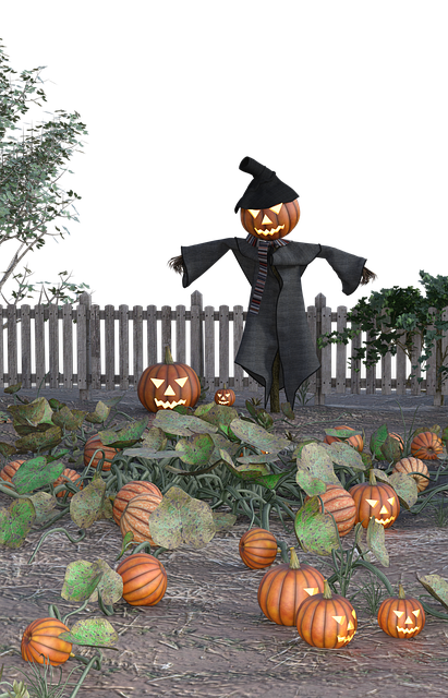 Download free HD stock image of Pumpkin Halloween Free pumpkin halloween scarecrow illustration