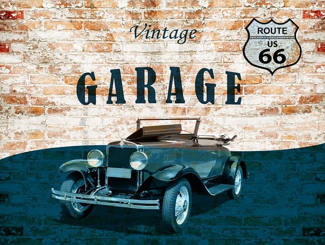 Free two door nostalgia horsepower illustration