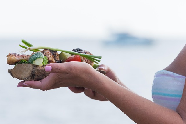 Eten, Handen, Zee, Zomer, Natuur