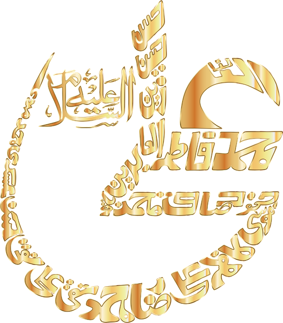 Free vintage ali 12 imams vector
