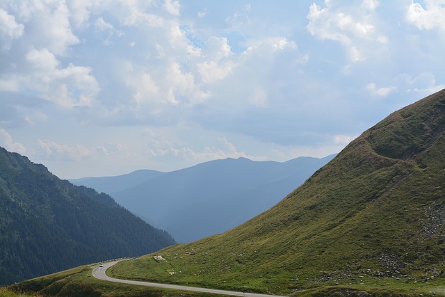 Berg, Trübung, Transfagarasan, Rumänien