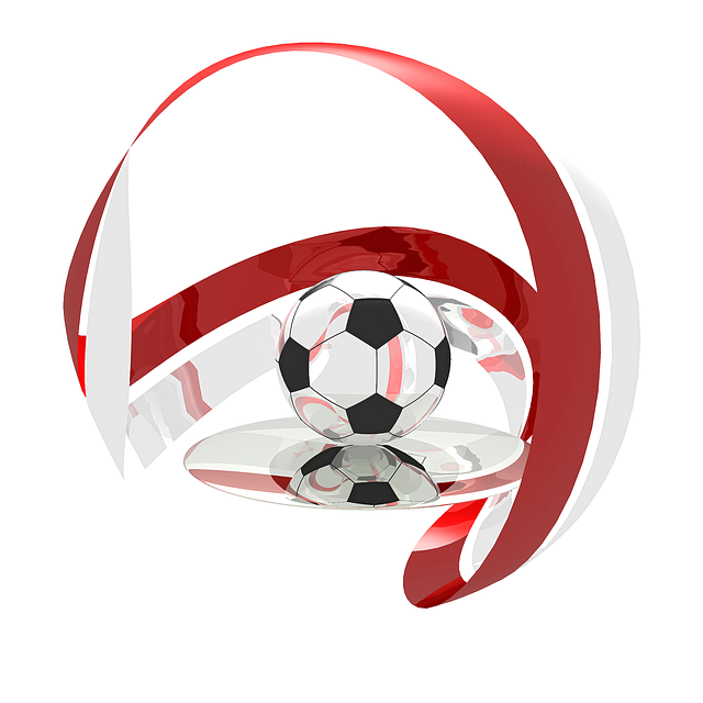 Fotball, Polen, Flagg, Bånd, Rød, Hvit