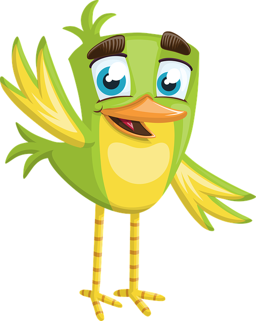 Free bird little small illustration