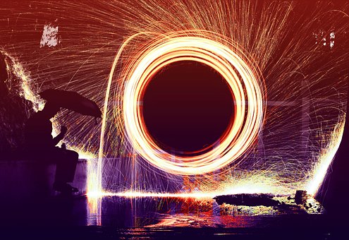 Dlhá Expozícia, Noc, Účinok, Photoshop