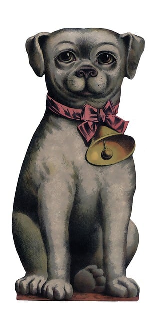 Free vintage dog victorian illustration