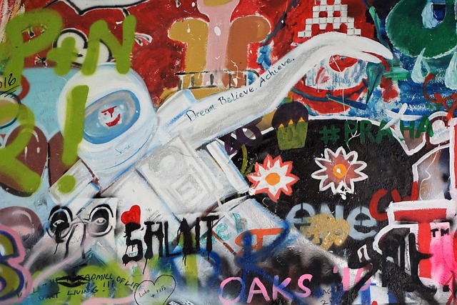 Free John Lennon Wall Grafitti photo and picture