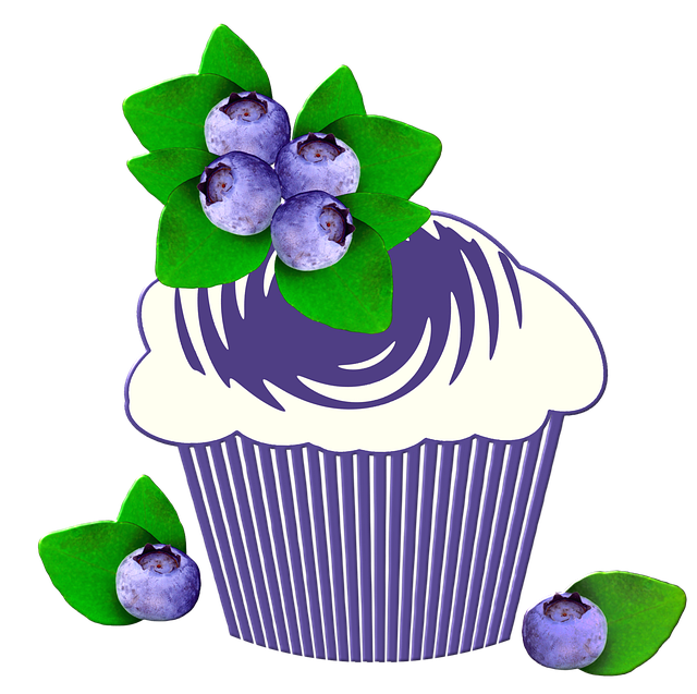 Free Muffin Fruit vector and picture