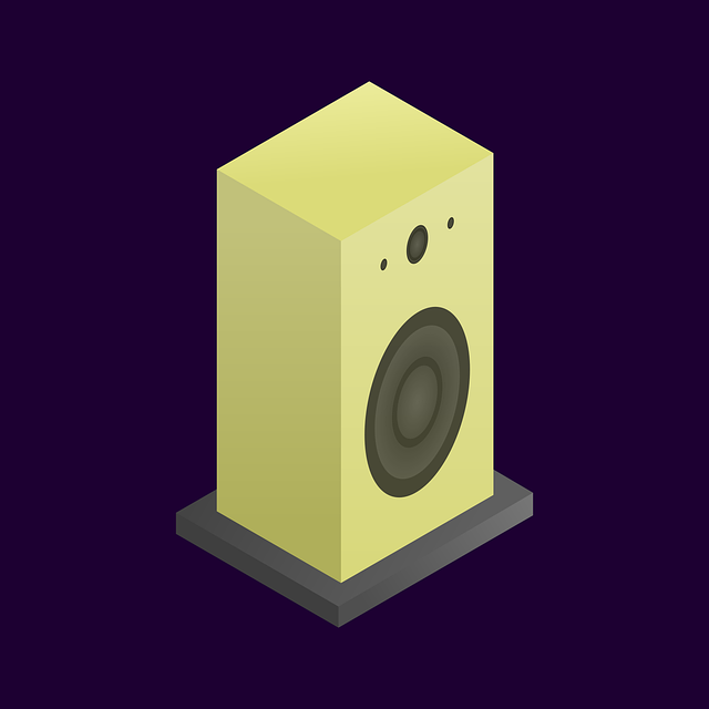 Free boxing speaker sound illustration