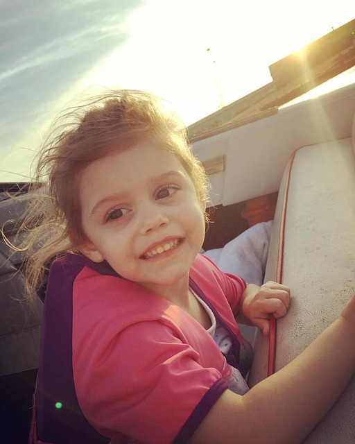 Free Girl Boat photo and picture