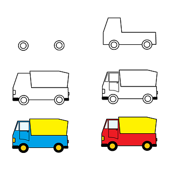 Free Drawing Truck illustration and picture