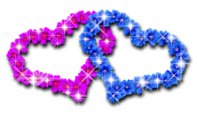 Free a heart flowers love illustration
