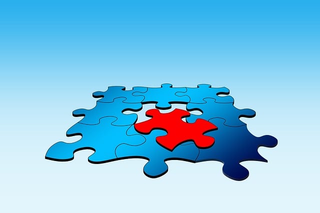 Free integration puzzle migration illustration
