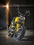 motorcycle, rocker, harley davidson