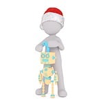 white male, 3d model, isolated