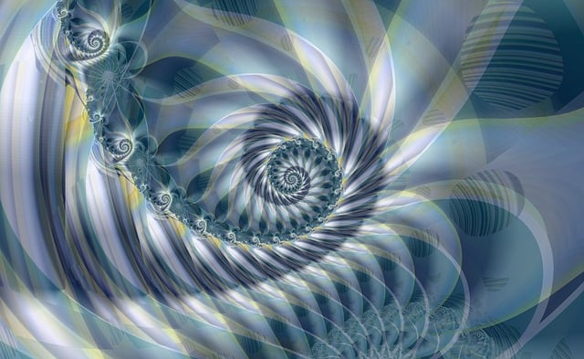 Free spiral fractal swirl illustration