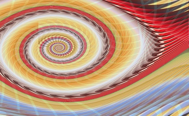 Free spiral fractal swirl illustration