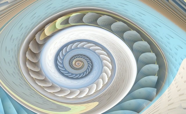 Free spiral fractal swirl illustration