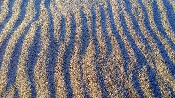 Sand, Strand, Vind, Hav, Sandstrand