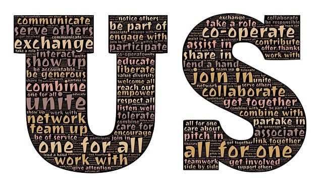 Free us cooperate exchange illustration