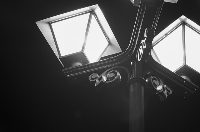 Free Street Lights Monochrome photo and picture