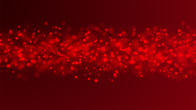Free bokeh red abstract illustration