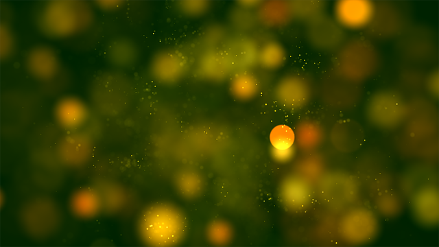 Free bokeh green xmas illustration