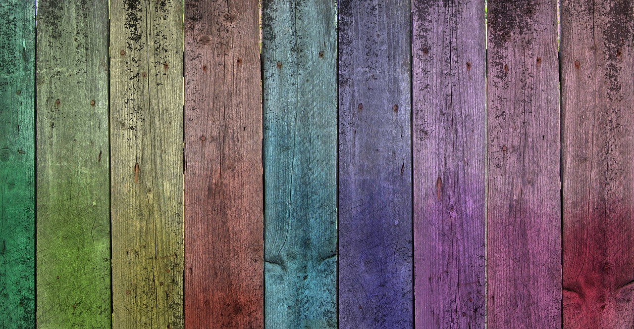 Rainbow Wood Texture